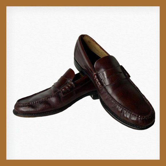 Florsheim Other - Florsheim Men's size 8 Brown leather slip on penny loafers shoes